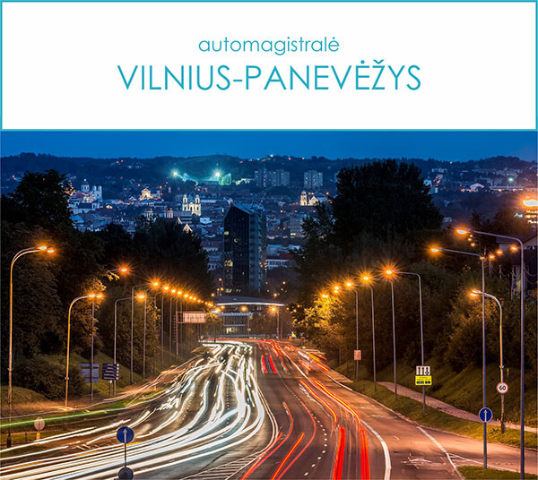 Reklaminiai stendai automagistralėje Vilnius - Panevėžys