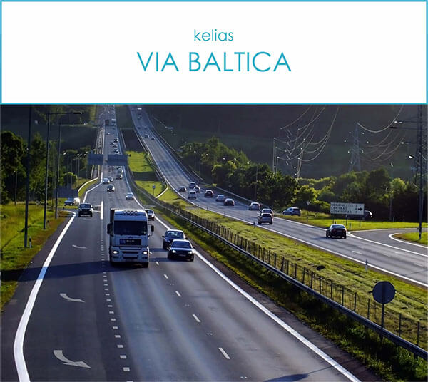 Reklaminiai stendai kelyje ViaBaltica